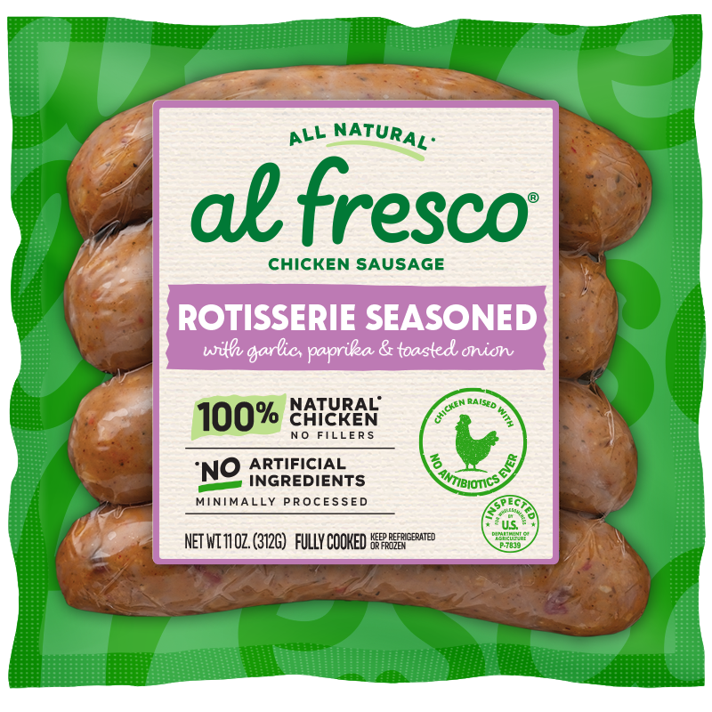 Rotisserie Seasoned Chicken Sausage Al Fresco