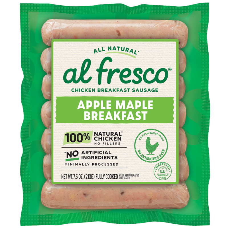 Apple Maple Chicken Breakfast Sausage - Al Fresco