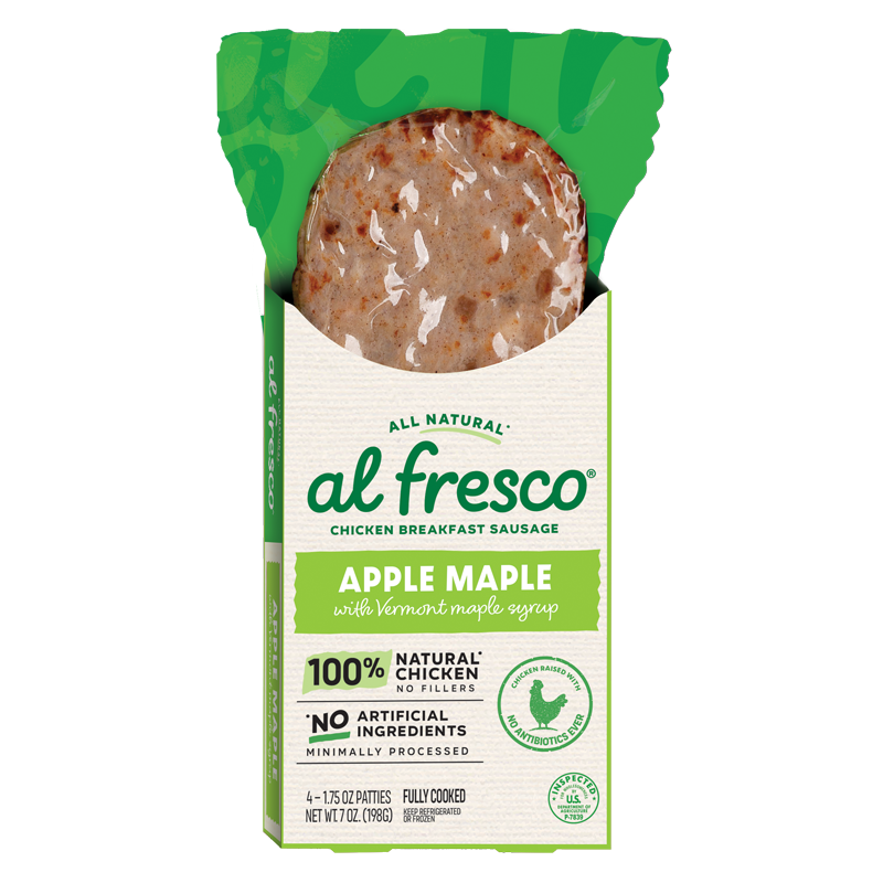 Apple Maple Chicken Breakfast Patty - Al Fresco