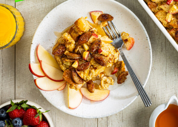 Al Fresco Apple Sausage French Toast Casserole