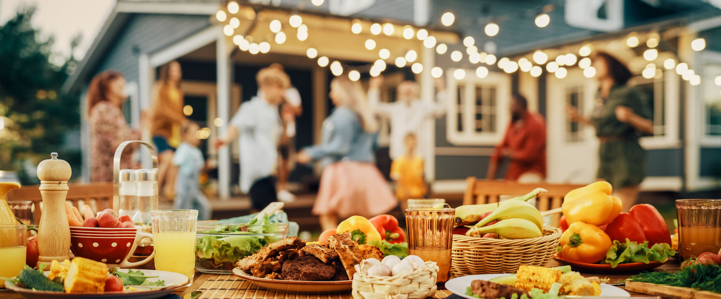 Outdoor al fresco dining table